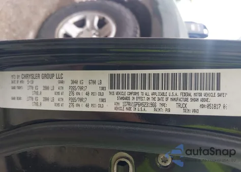 2010 Dodge Ram 1500 St from USA, damaged, VIN 1D7RV1GP6AS231966